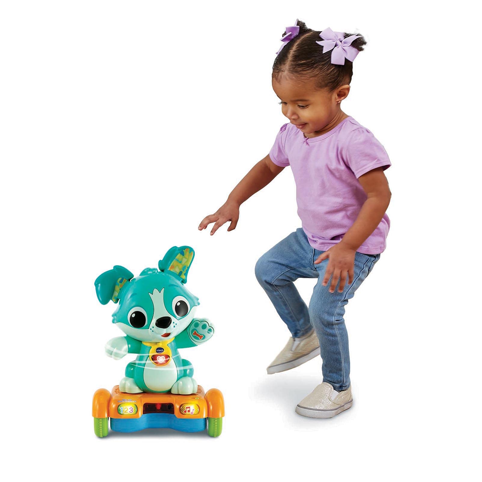 VTech - Toby Perrito Interactivo, Juguete para + 12 Meses - Versión ESP (3480-547522)