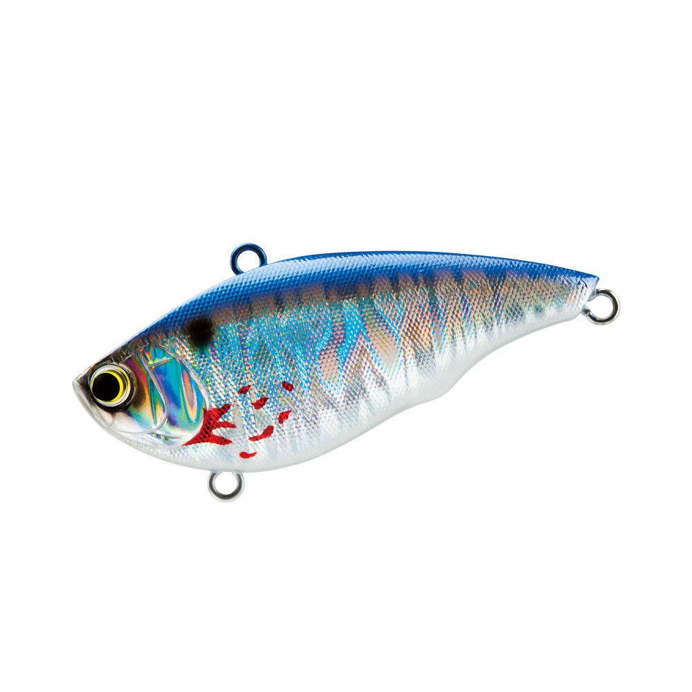 Yo-Zuri R1159-MBSH Rattl'N Vibe Sinking Lure, Metallic Bleeding Shad, 55mm 2-1/8