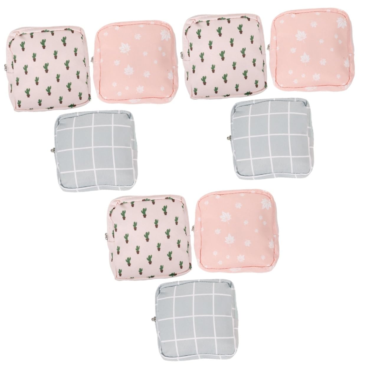 NOLITOY 9piezas Bolsas De Almacenamiento De Compresas Menstruales Pouches De Viaje para Toallas Sanitarias Diseño y Compacto para Usar Cualquier Lugar