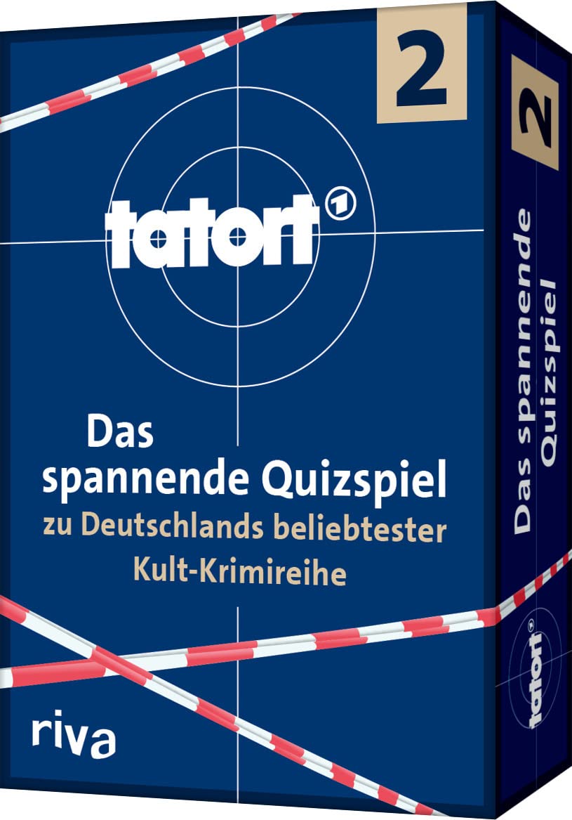 Tatort 2 - Das neue spannende Quizspiel zu Deutschlands beliebtester Kult-Krimireihe: Das perfekte Geschenk für alle Tatort-Fans im handlichen Kartenformat. Teste dein Fan-Wissen