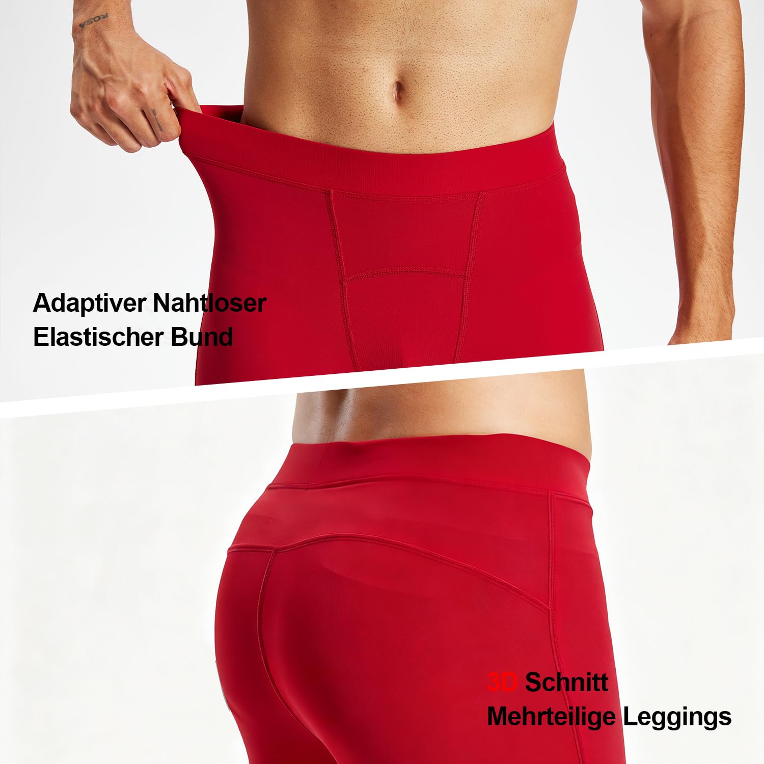 Rane Sports Pantalones de compresión para Hombre, Mallas de Secado rápido, Transpirables, de Alta Elasticidad, cómodos, para Fitness, Running y Entrenamiento.