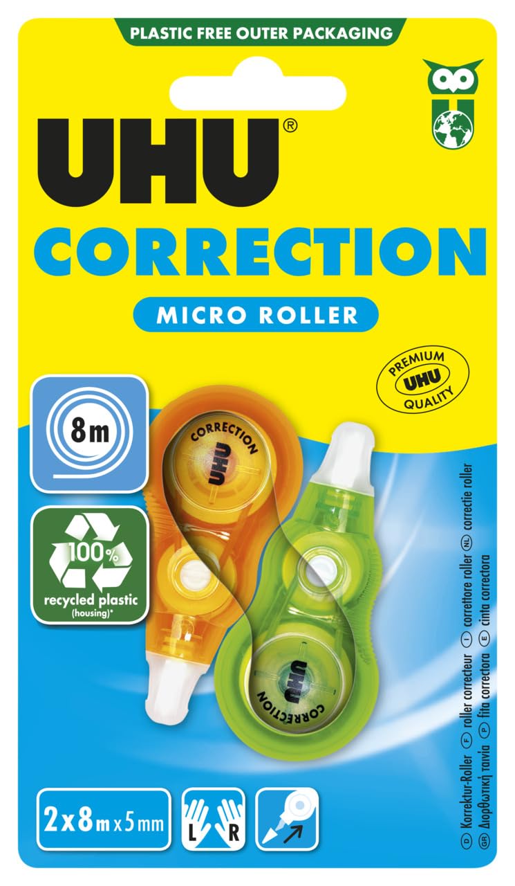 UHU Correttore a Nastro Micro 2x8m