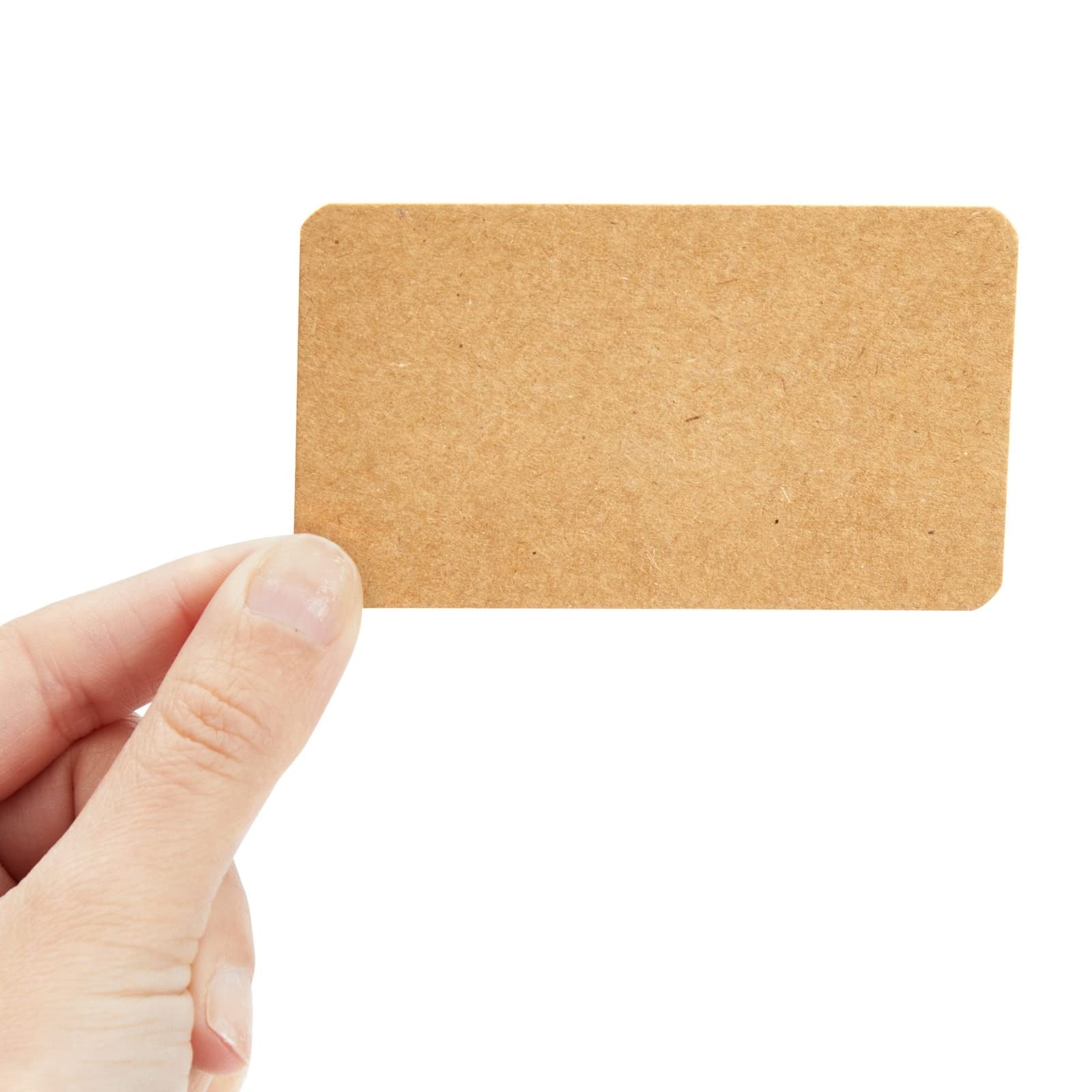 Juvale 250-Pack Blank Index Cards, 2x3.5 in Flashcards for Studying, Small Kraft Paper Cardstock for Making Business Cards, Playing Cards, Gift Tags, Crafts, Bulk Pack, Brown - Image 8