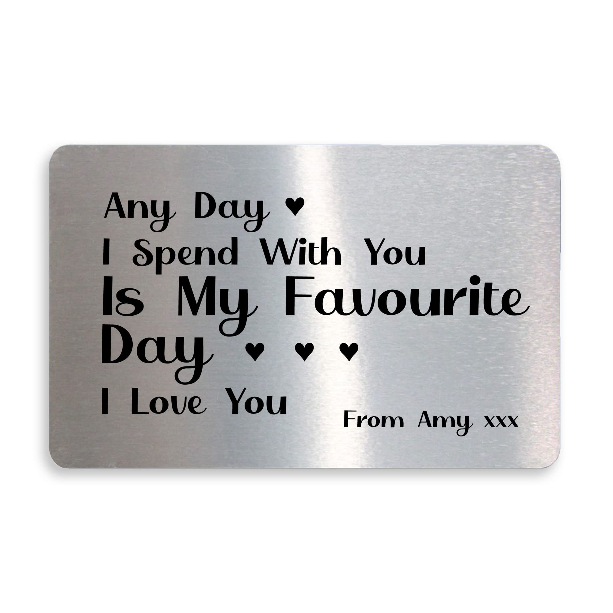 RED OCEAN Personalised Gift For Boyfriend Girlfriend Husband Wife Thank You Gift For Valentines Anniversary