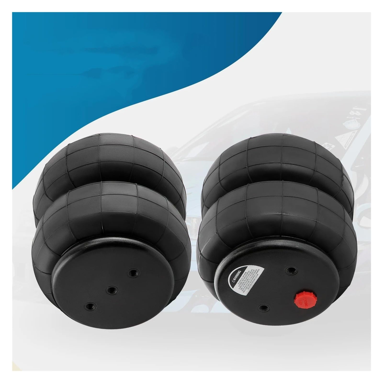 Molle ad Aria Coppia Di Sospensioni Pneumatiche Anteriori E Posteriori Standard Da 2600 Libbre, Resistenti, Con Attacco Da 1/2"npt Molla Pneumatica