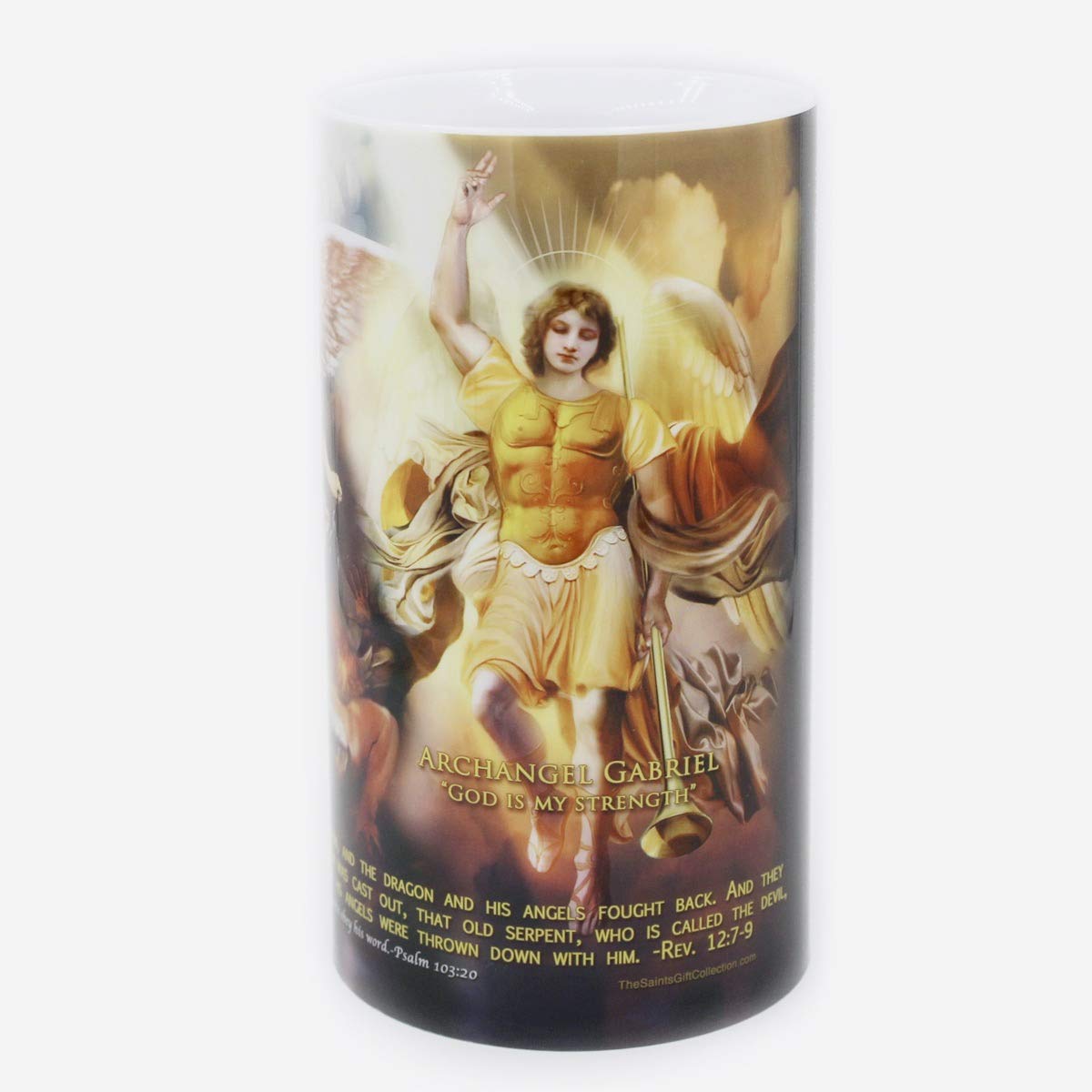 Buy The Saints Collection LED Flameless 4" x 7" Prayer Candle