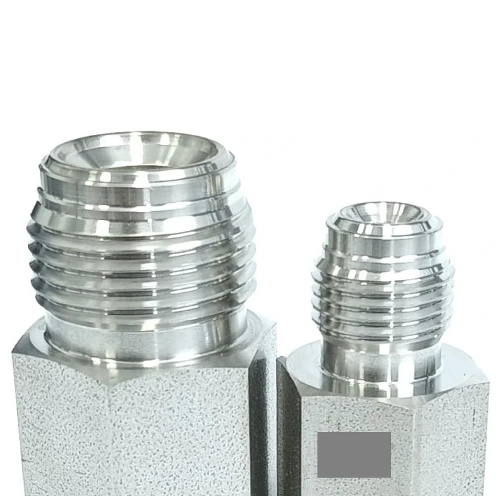 1/4" NPT Female To 1/2" VCR Male SUS316L Stainless Steel Pipe Fitting Coupler Connector