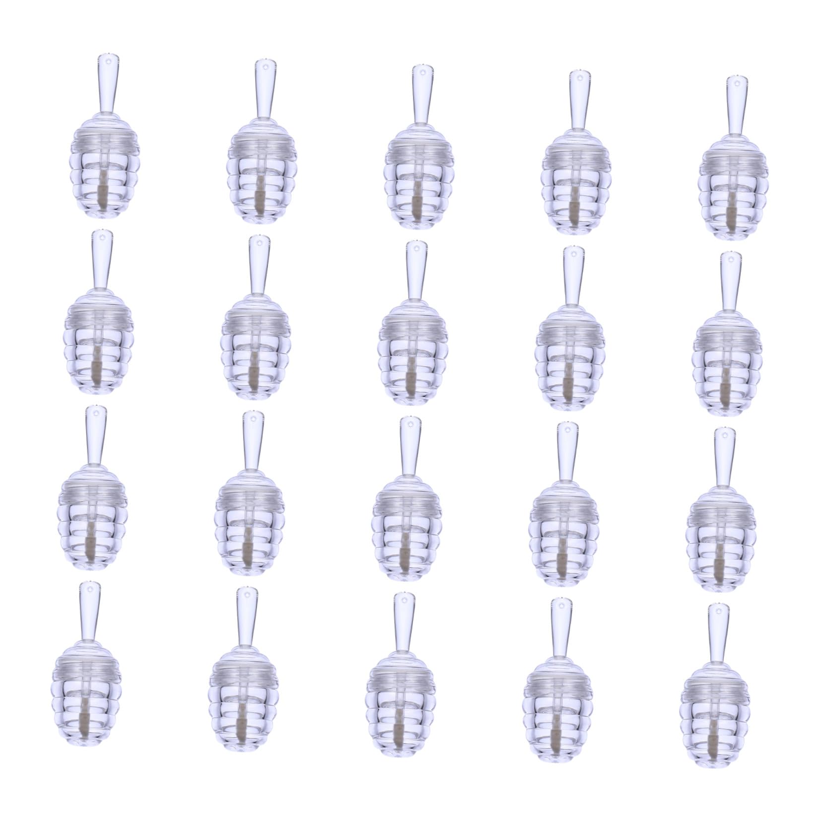 20pezzi Tubetto Trasparente Per Balsami Labbra Ricaricabile Per Lucidalabbra Tubetto Vuoto Per Balsami Labbra Capacità Adeguata Per Trasporto Portatile