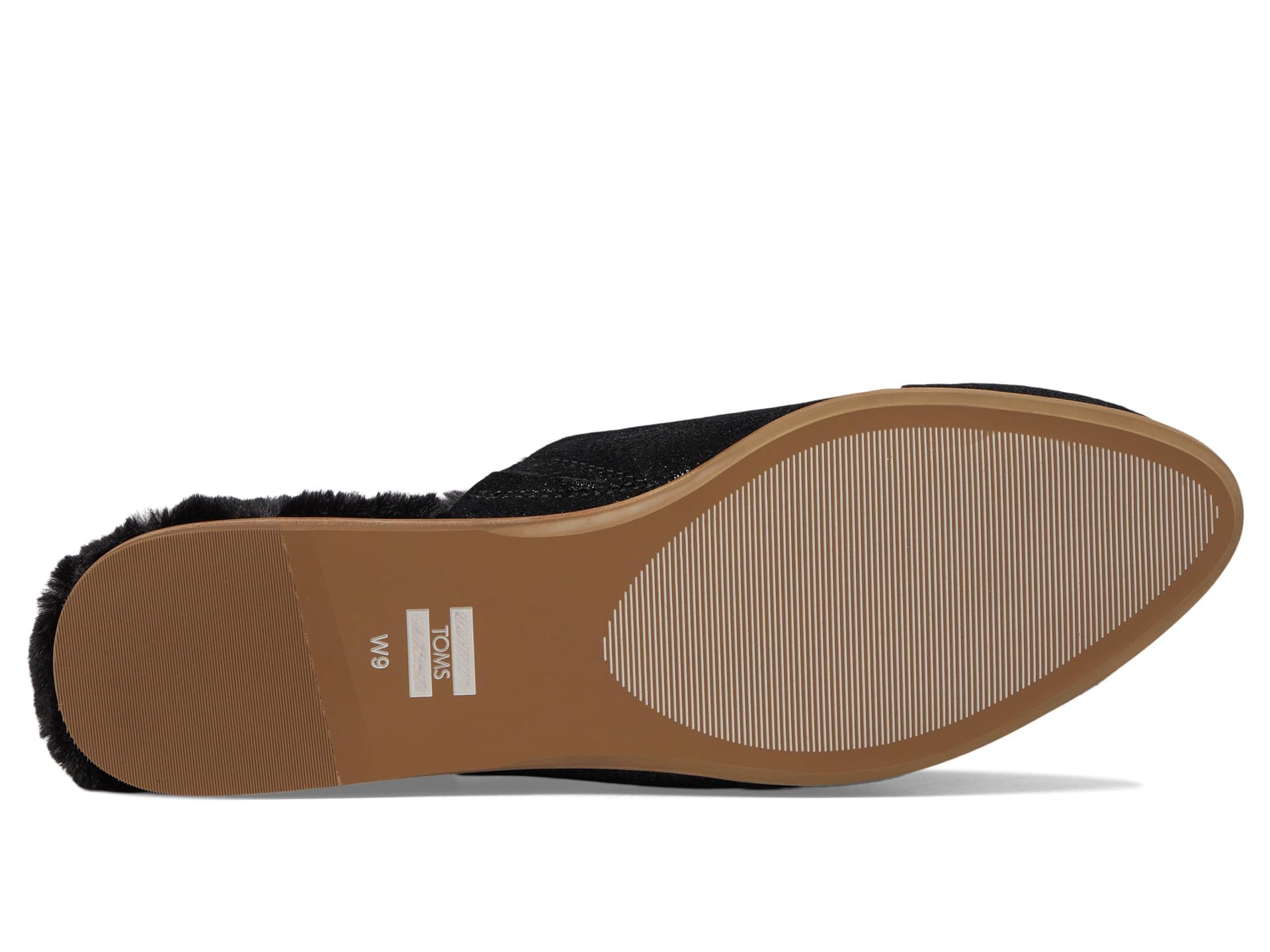 TOMS Women_Flat_Natural Shaggy Faux Shearling SandaliDonna