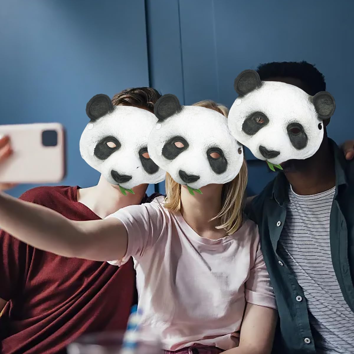 Máscara de Panda Animales Mask Costume Pro para la Fiesta de Disfraces de Halloween, Máscara para Adultos, Máscara de Animal Suministros para la fiesta de Halloween