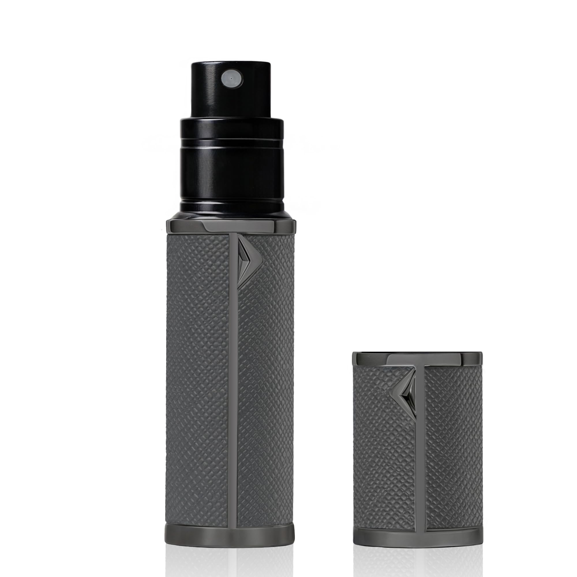 AB00GR Perfume atomizer,Refillable Perfume Bottle, Pocket Cologne atomizer, Bottom Fill, 0.17oz Suitable for travel and vacation, birthday and anniversary, 5ml (Grey)
