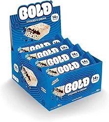 Barra de Proteína Bold Cookies e Cream 40G -Display com 12 unidades