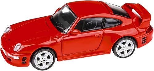 Miniatura 2 de 1995 RUF CTR2 Guards Red 1/64 Modelo de coche fundido a presión por Paragon Models PA-55374