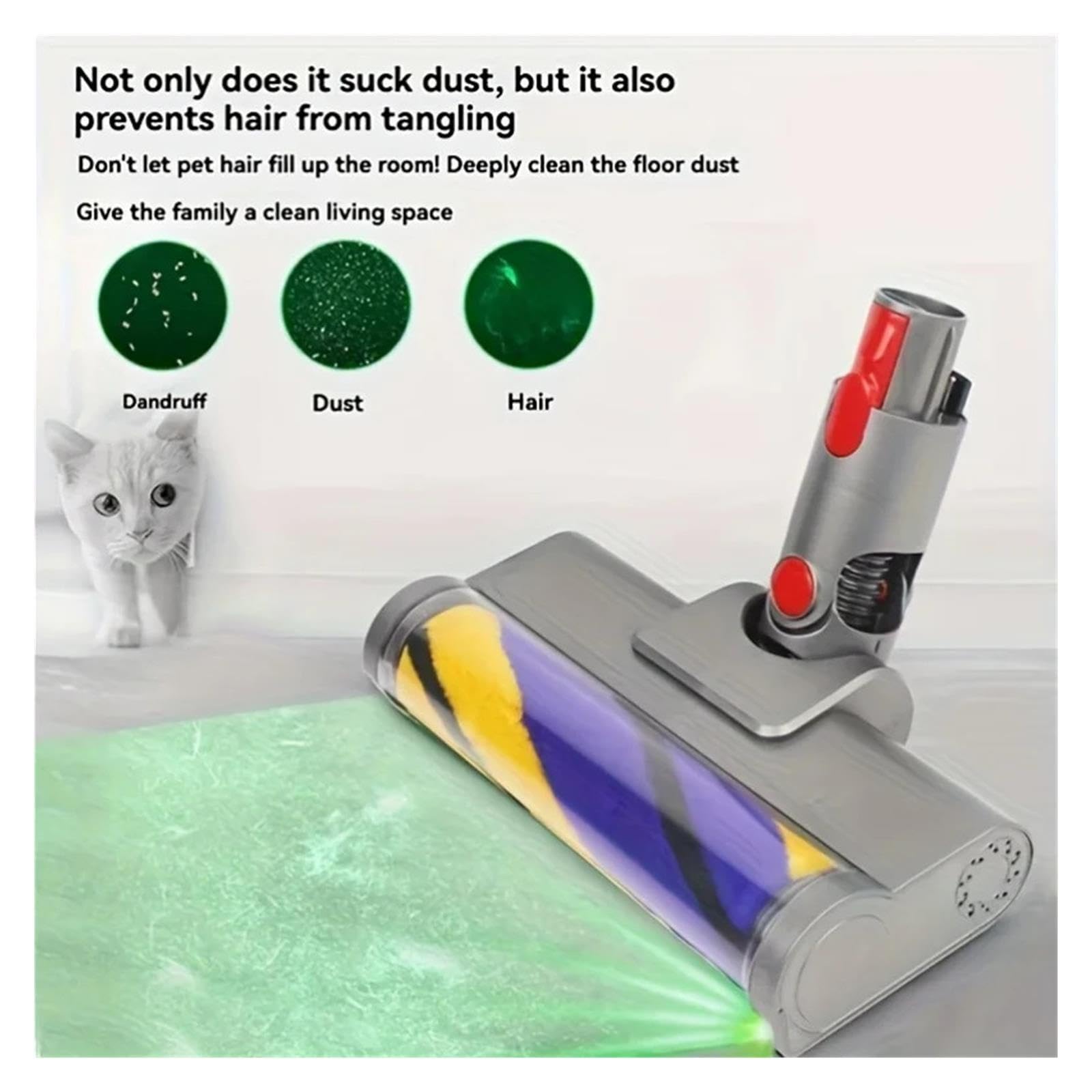 Testina spazzola a rullo, compatibile con Dyson, V7 V8 V10 V11 V15