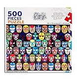 Mexican Wrestlers Masks Jigsaw Puzzle 500 Pieces