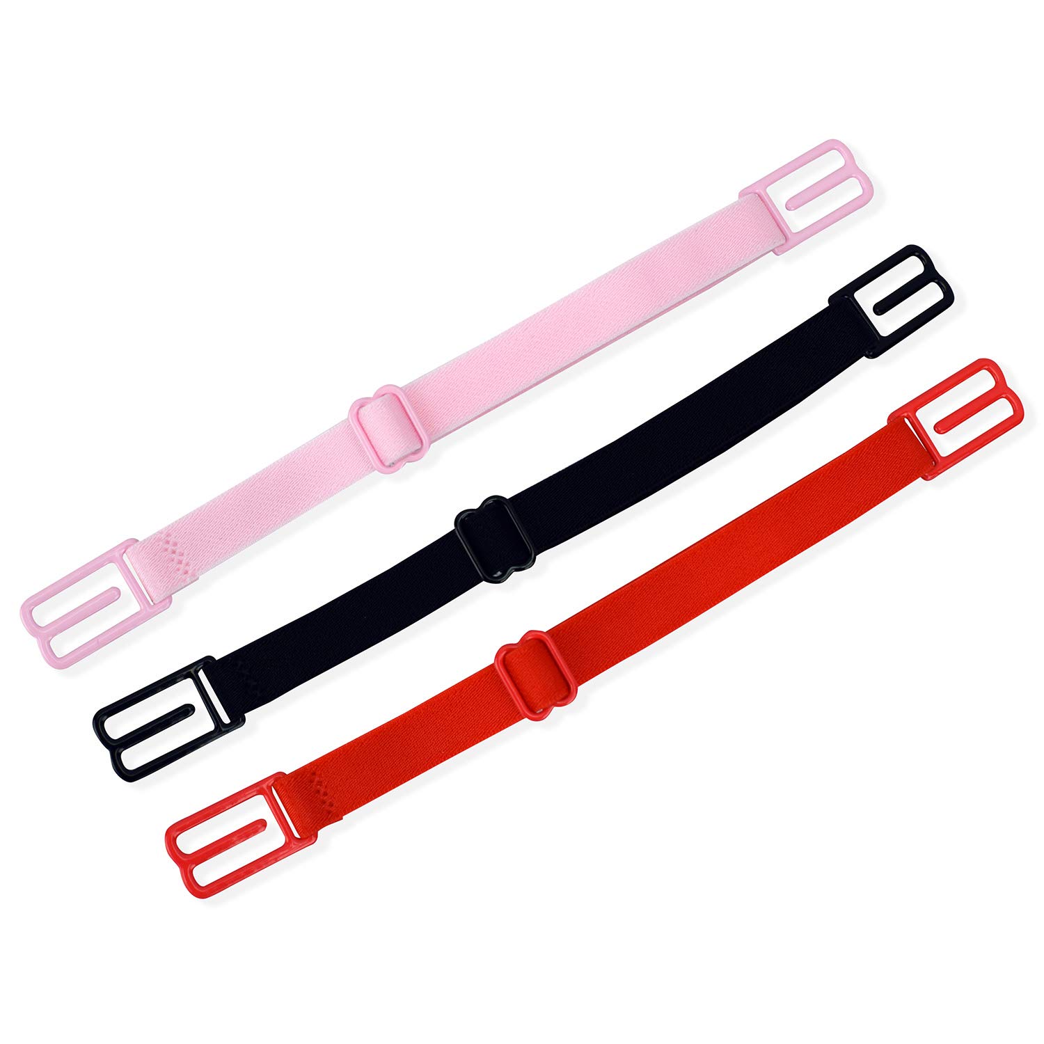 RAZOR Bra Strap Clips Holder Women’s (Black-Red-Pink)