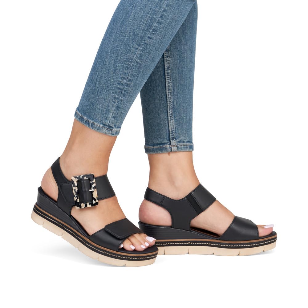 Remonte Damen Riemchensandalen D2L53, Frauen Sandalen
