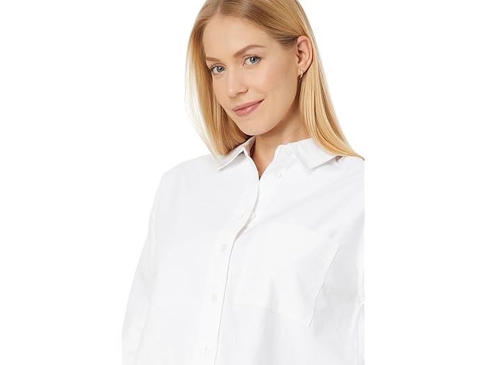 The Signature Oxford Crop Shirt - Image 1