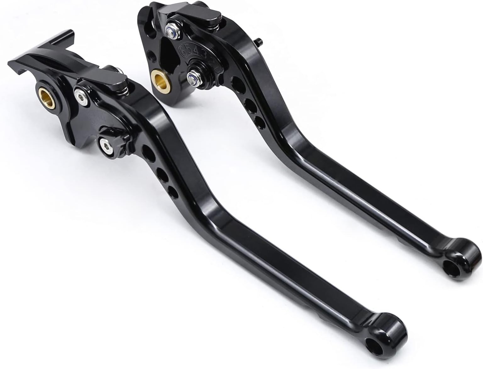 CNC Clutch Brake Levers Fit for RE Classic 350 350cc Meteor 2021-2025, Super Meteor 650 2023, Hunter 350 HNTR 2022-2024 Black Long