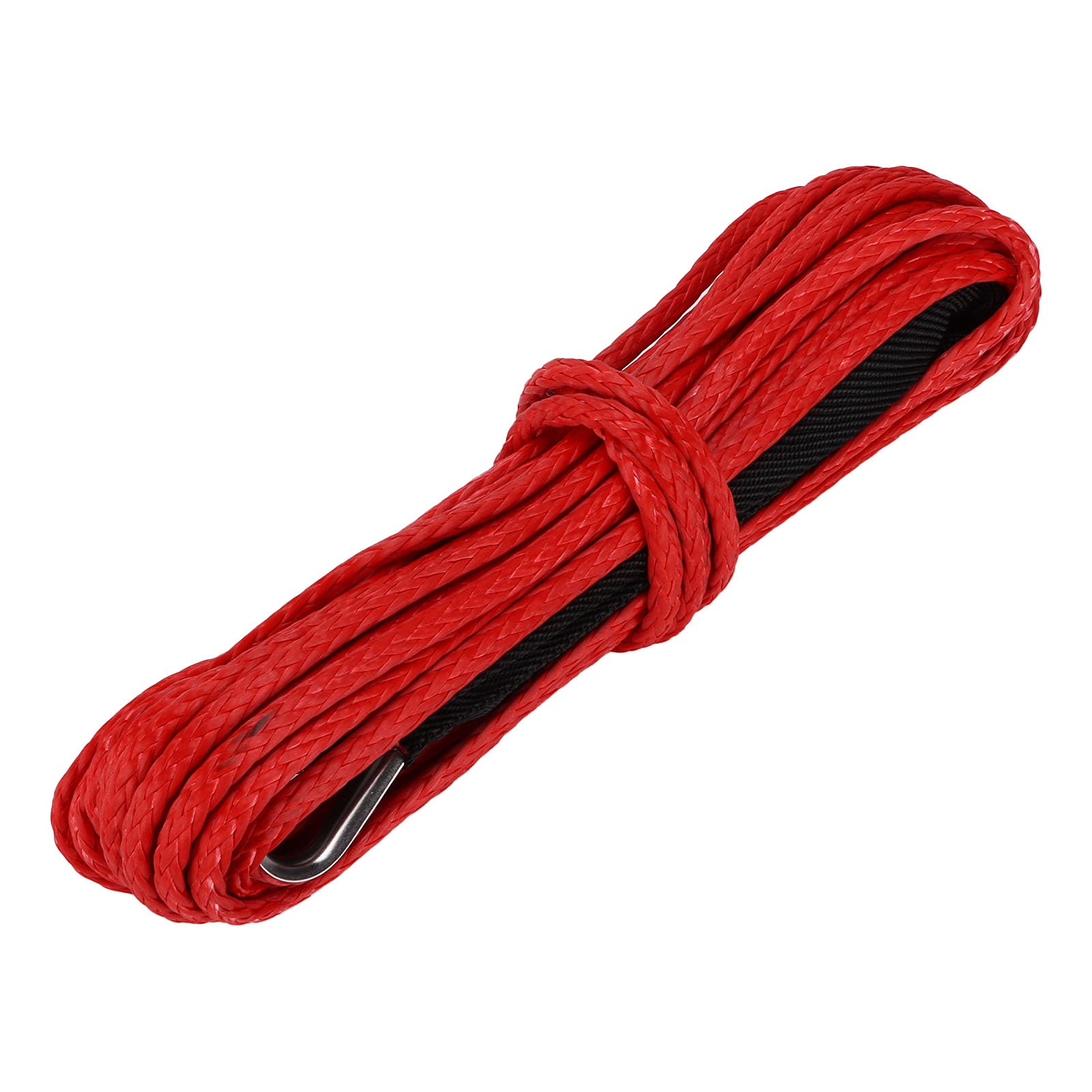 Câble de remorquage synthétique 15m 7700lbs pour treuil de camion VTT UTV