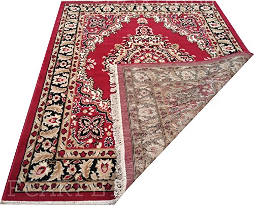 Image of Quality Carpets for Hall and Living Room Velvet Touch with Fantastic Quality 245x335 CM(8x11 FEET) RED Color