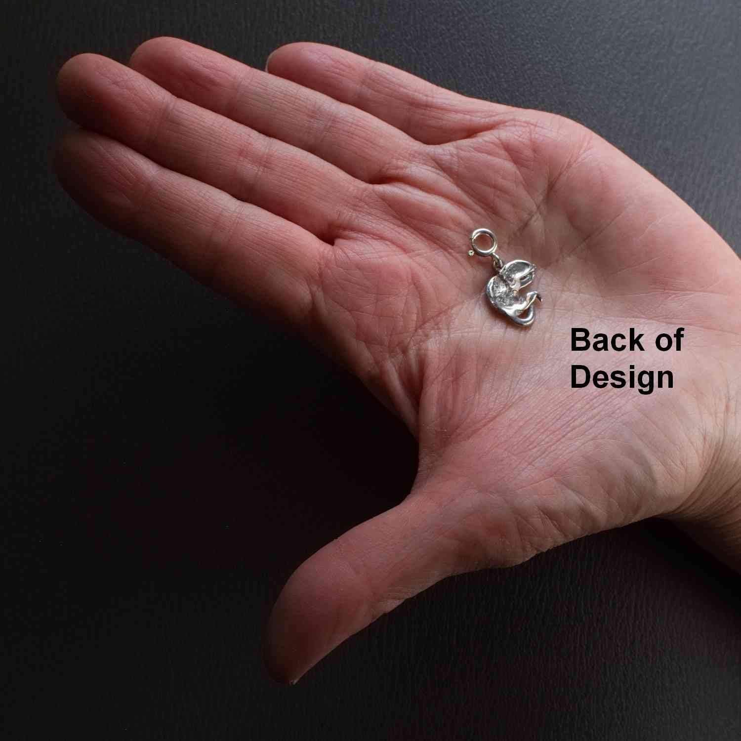 Sterling Silver Rat Charm for Charm Bracelet - Pocket Pet Gifts for Women