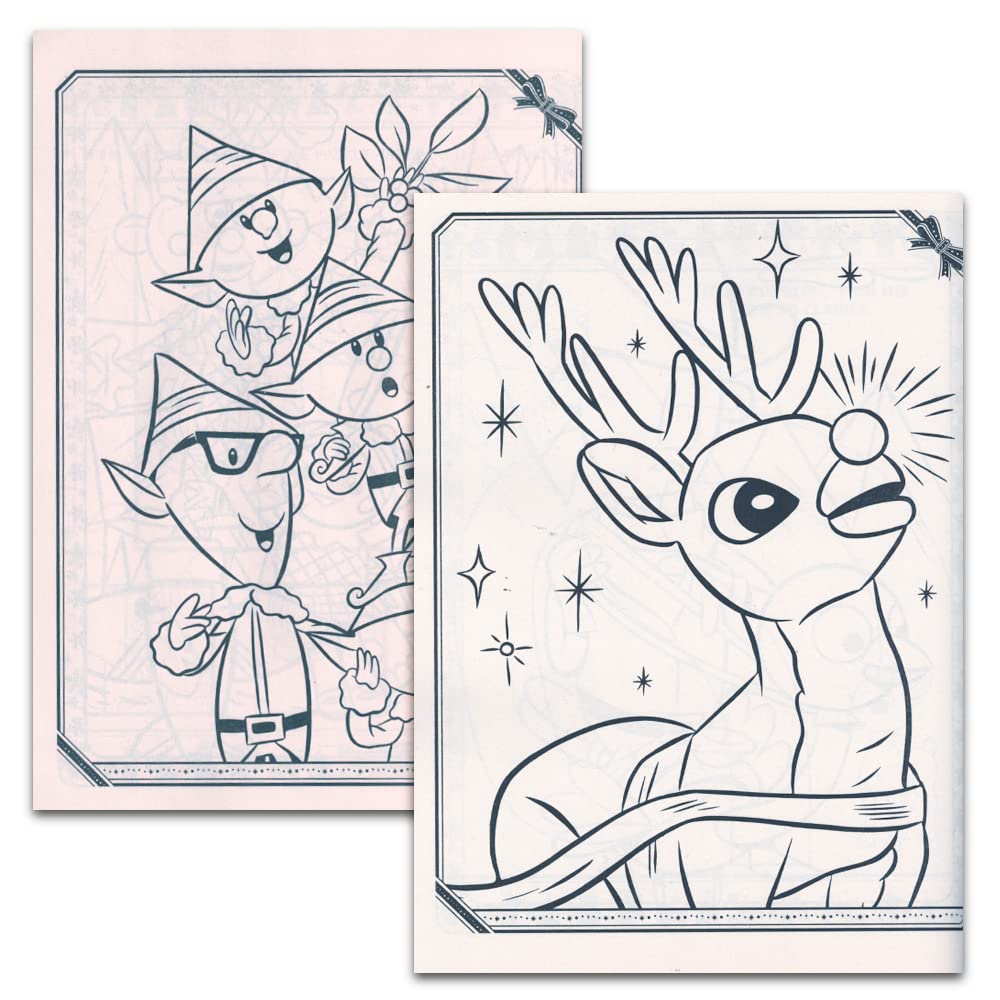 Snapklik.com : Rudolph The Red Nose Reindeer Christmas Coloring Books ...