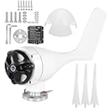 Hyuduo 800W Wind Generator, 800W Small Wind Turbine, 3 Blade Wind Turbine, Marine Home Charging, Wind Sculptures & Spinners (48V)