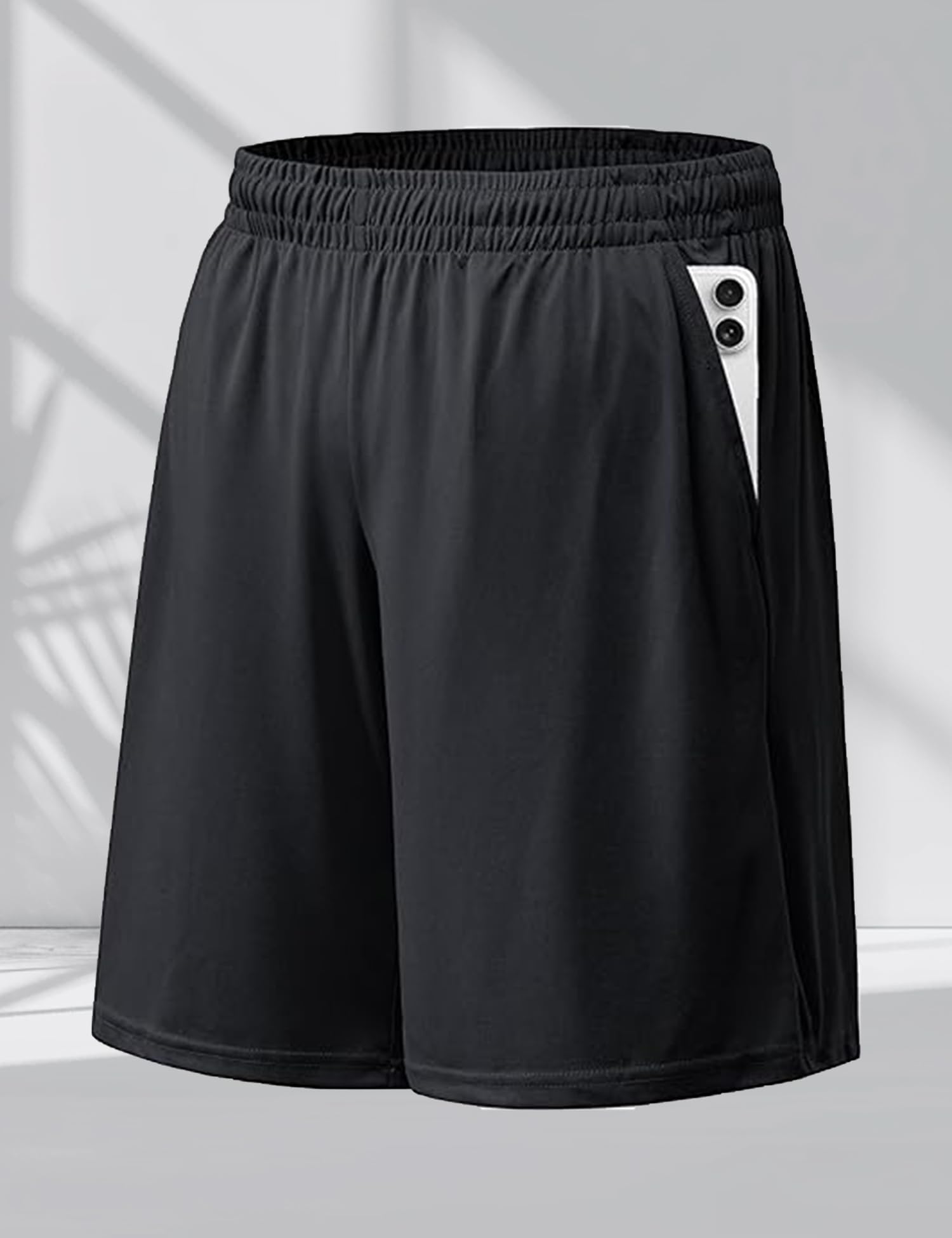 Athletic Shorts for Men with Pockets and Elastic Waistband Quick Dry Activewear