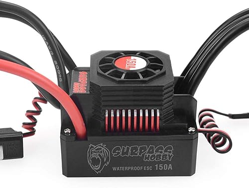 Miniatura 6 de GoolRC Controlador de velocidad eléctrico impermeable ESC sin escobillas de 150A para camión todoterreno de 18 RC