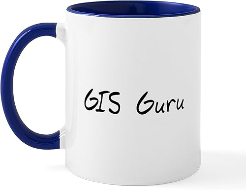 Vista 8 de CafePress GIS Guru - Taza de café de cerámica, taza de té, 11 onzas