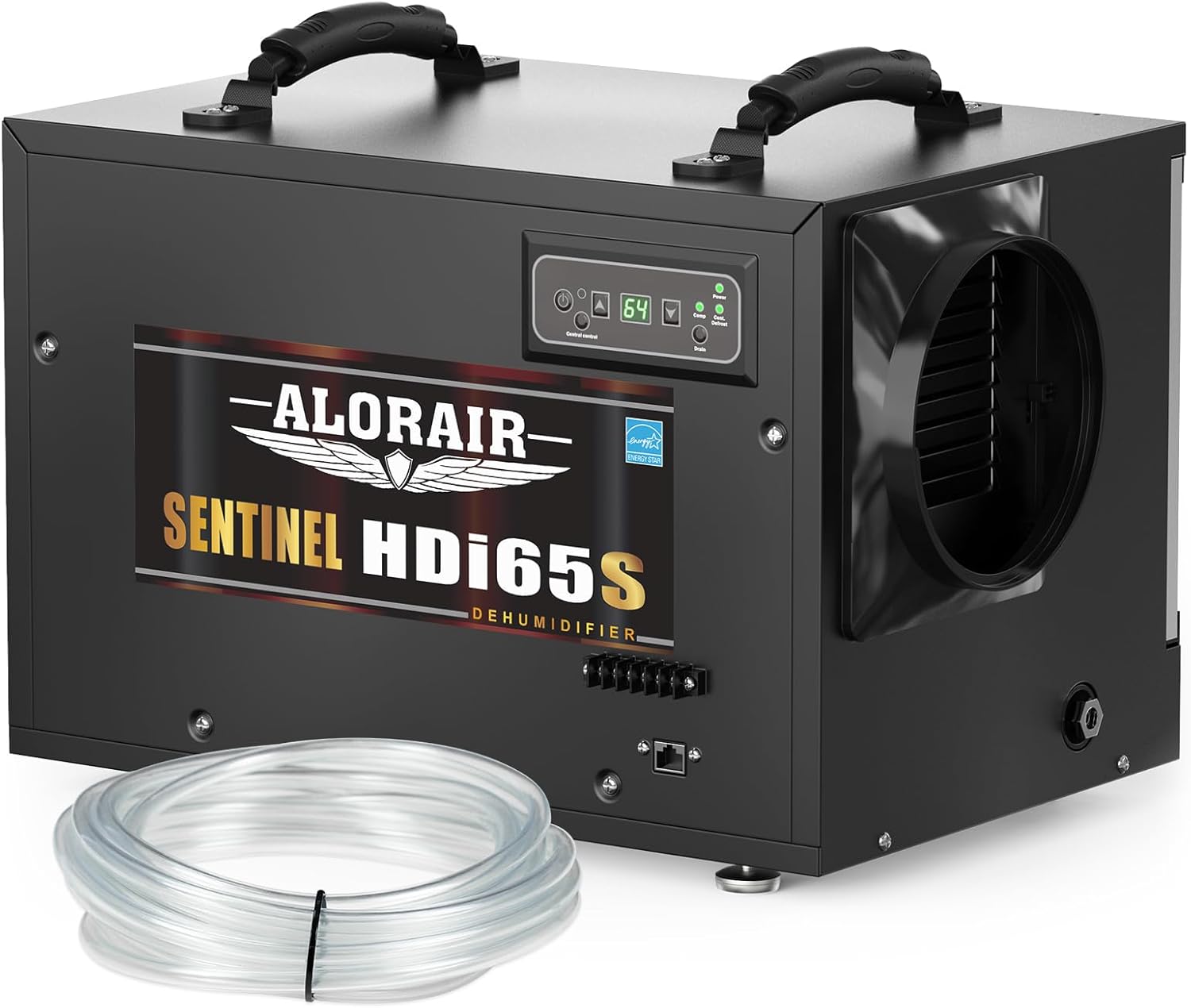 ALORAIR 120 PPD Commercial Dehumidifiers with Pump and Hose, Crawl Space Basement dehumidifier, Industry Water Damage Unit, Compact, Portable, Auto Defrost, Memory Starting