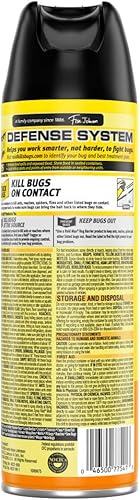 Miniatura 3 de Raid Asesino de insectos múltiple mata hormigas arañas cucarachas y moscas para uso en interiores y exteriores aroma a brisa naranja 15 onzas