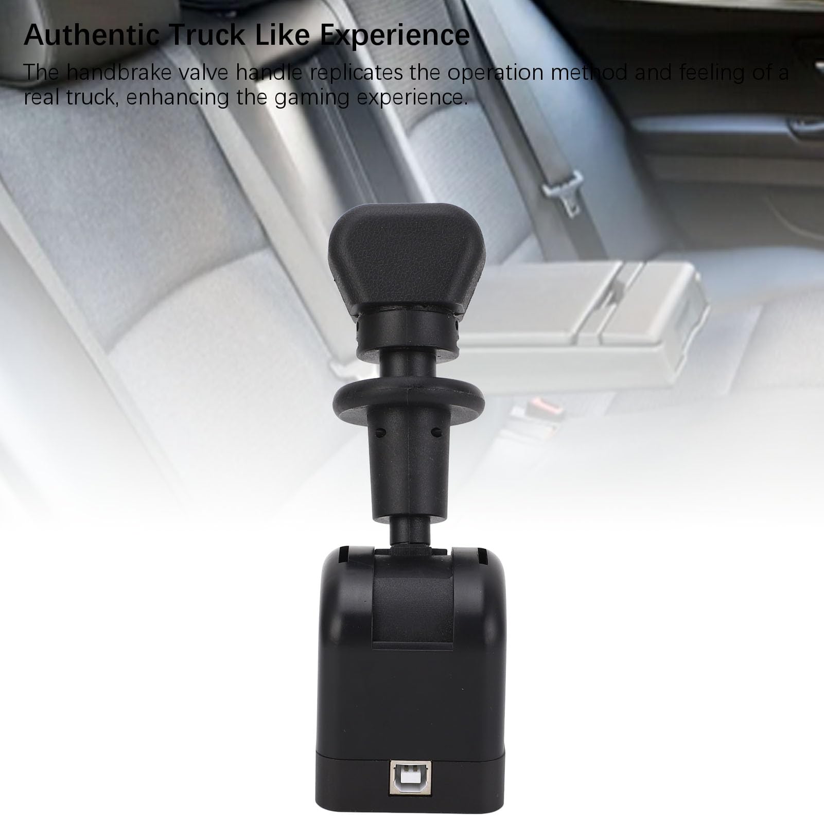 VELATEMOR Freno a Mano Professionale USB per PC Freno da per G27 G29 G923, Sensazione Autentica del Camion, Facile Installazione, Plug and Play per gli Appassionati di Corse