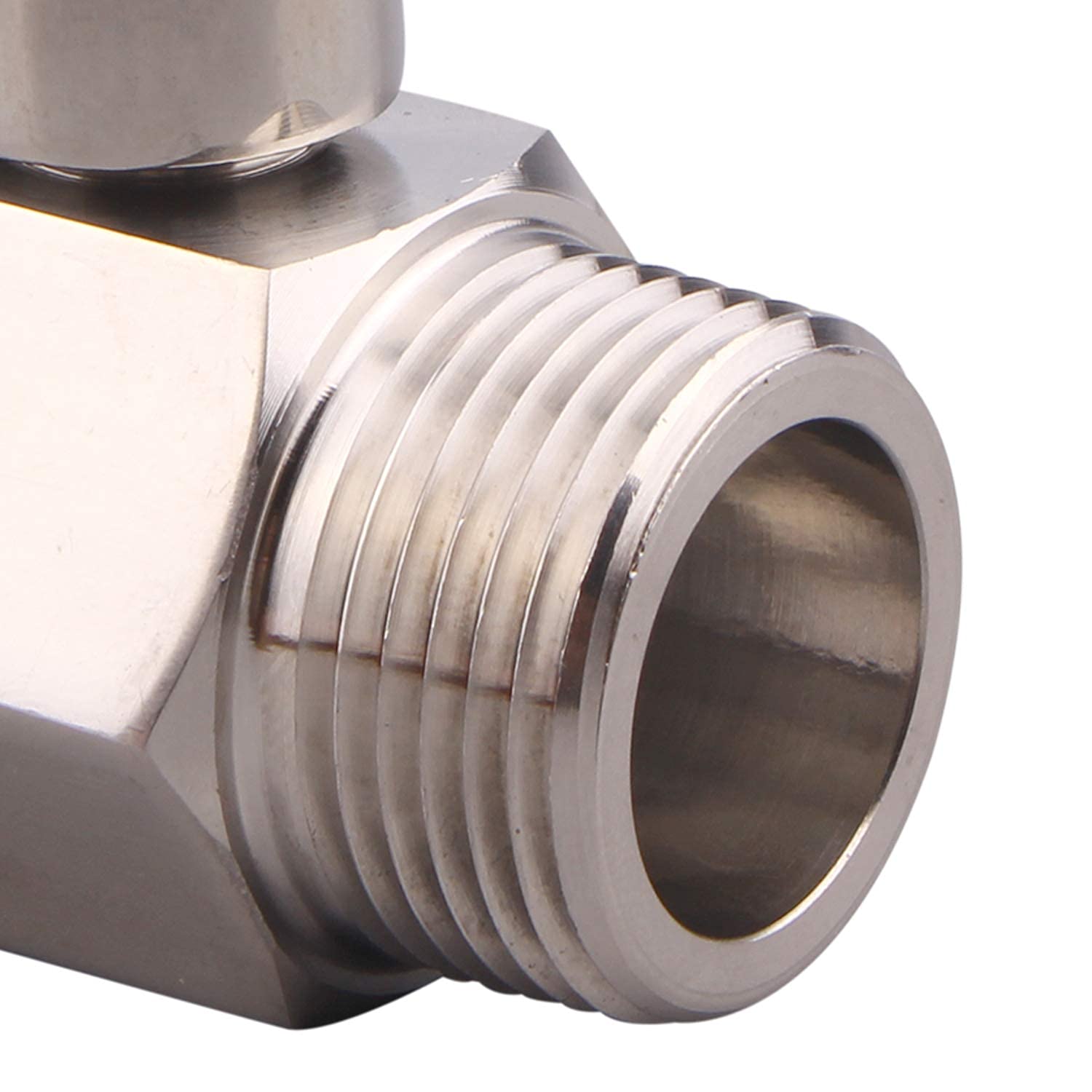 Amazon.co.jp: NPTボールバルブ3 / 4 NPT Famale Xオスねじwith 