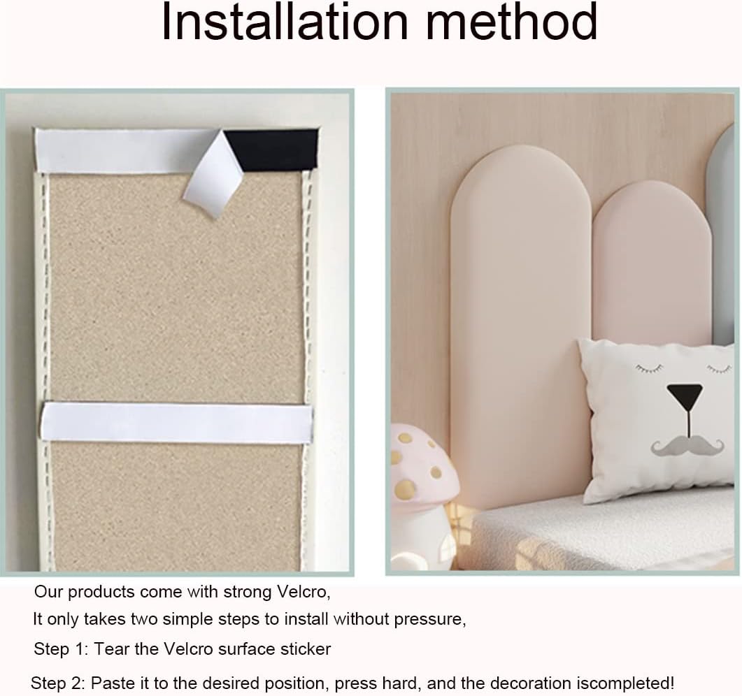 Upholstered Wall Panels, 3D Anti-Collision Wall Padding, Self Adhesive Playroom Protection Panel, High Rebound Sponge Wall Upholstered, Reusable (Pink 180x55cm)