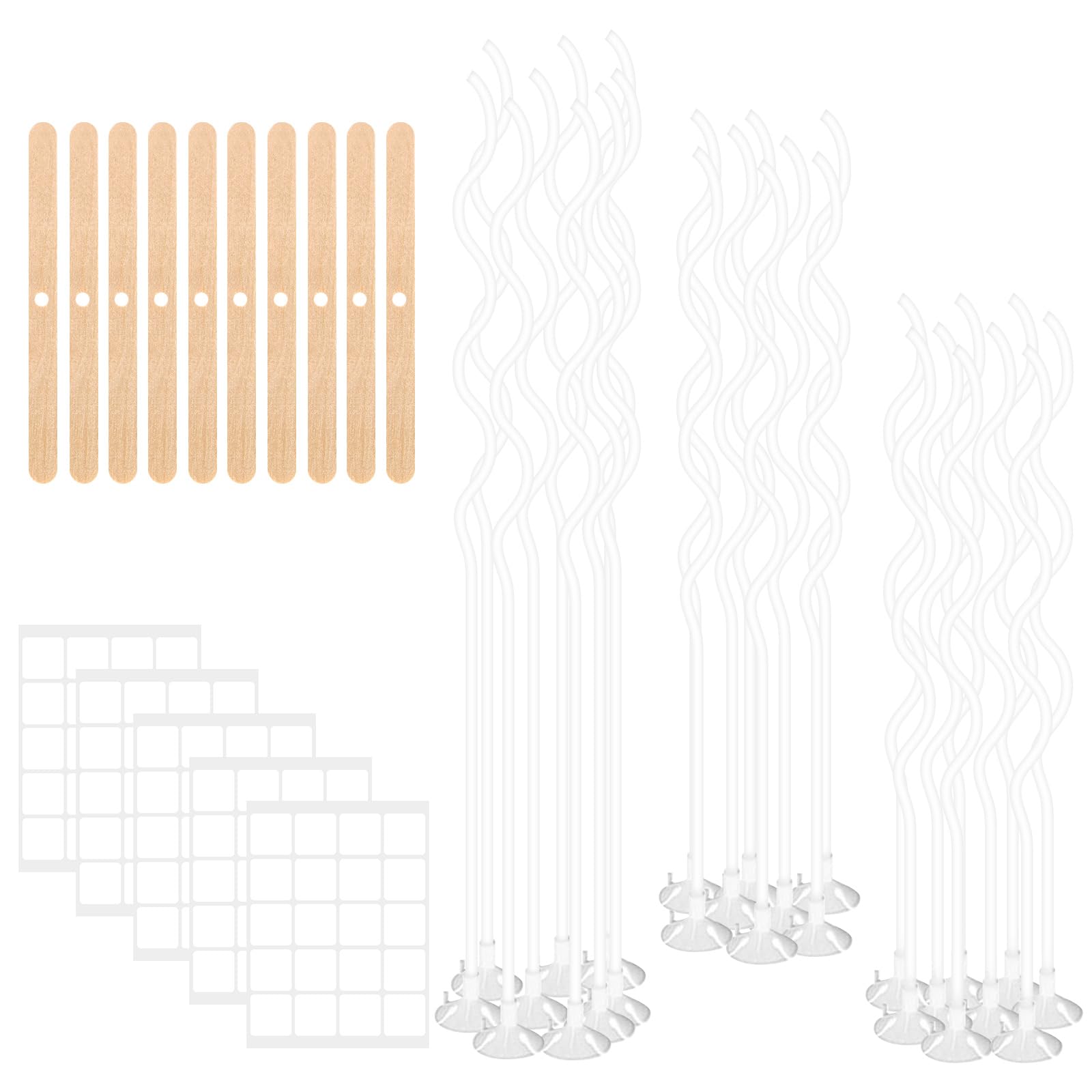 Set Stoppini Per Candele Fai Da Te - 150 Pezzi Con Portacandele E Adesivi - Foto 6