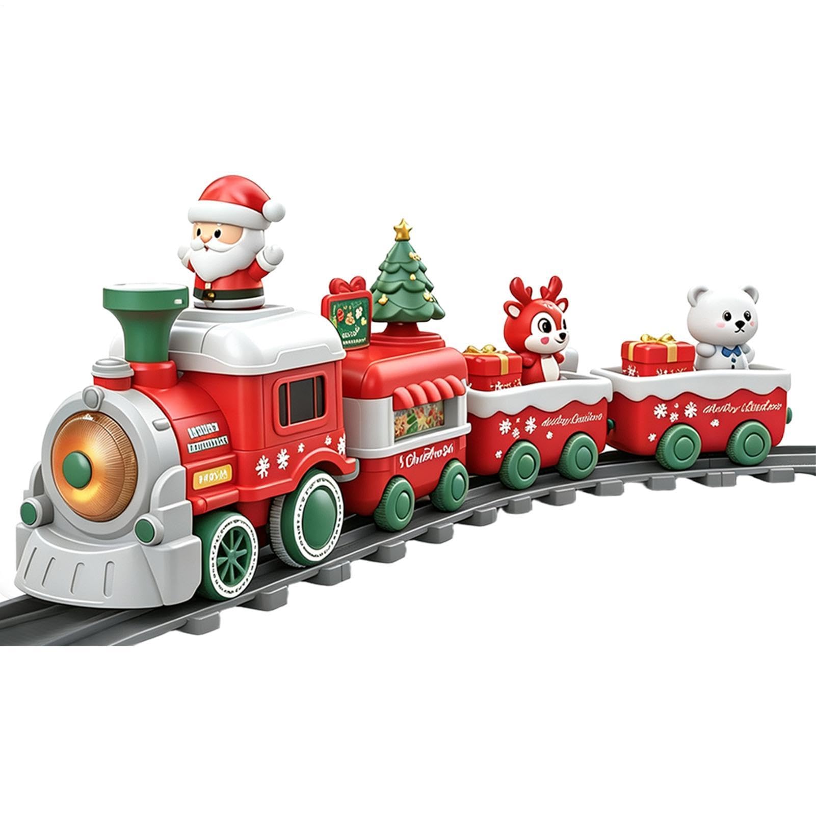 Generico Set Di Natale Locomotiva Magnetica Graziosa Dotata Di E Suoni