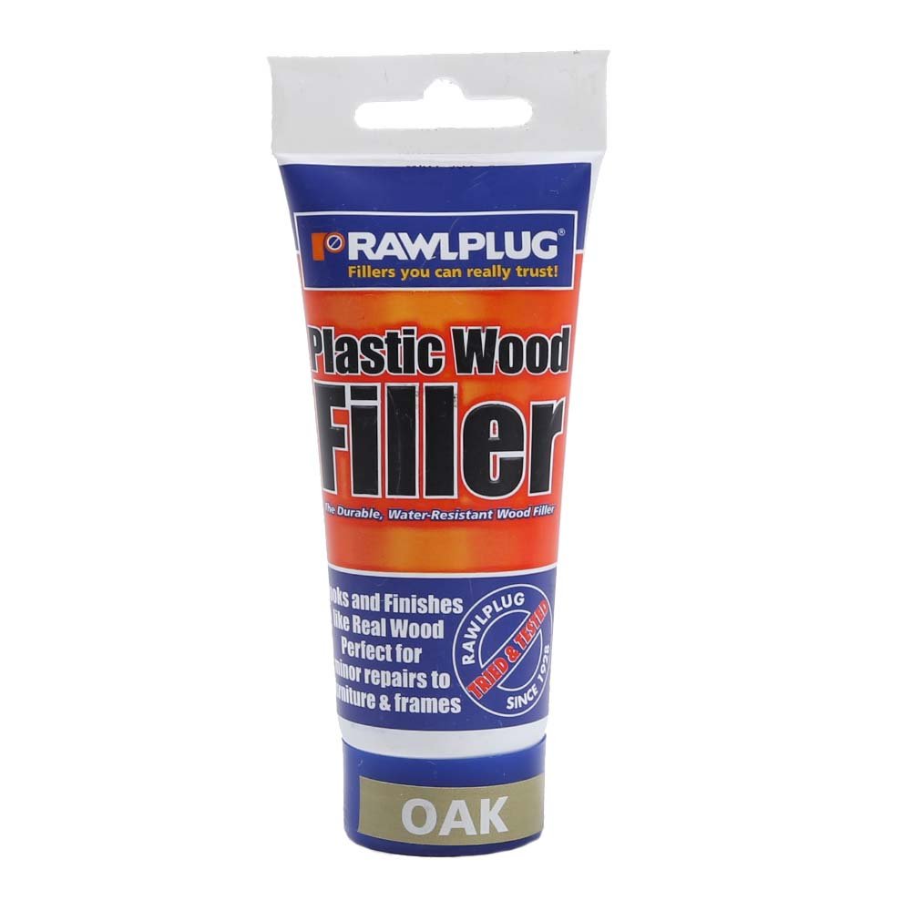 RawlPlug Plastic Wood Filler - 50ML - Oak