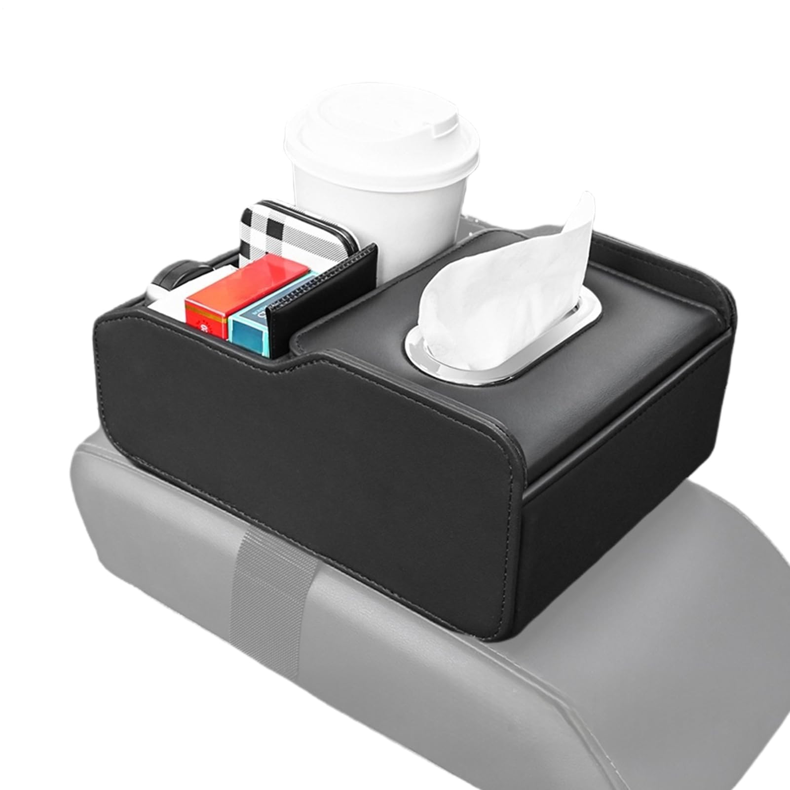 Boîte de rangement accoudoir voiture fini les objets qui tombent sous la console centrale