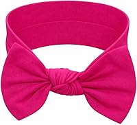 Vista 45 de Diademas para Bebés Niñas-Infantil, Niñas Pequeñas Bandas para el Cabello de Algodón Hechas a Mano con Lazos Accesorios para el Cabello de Niños