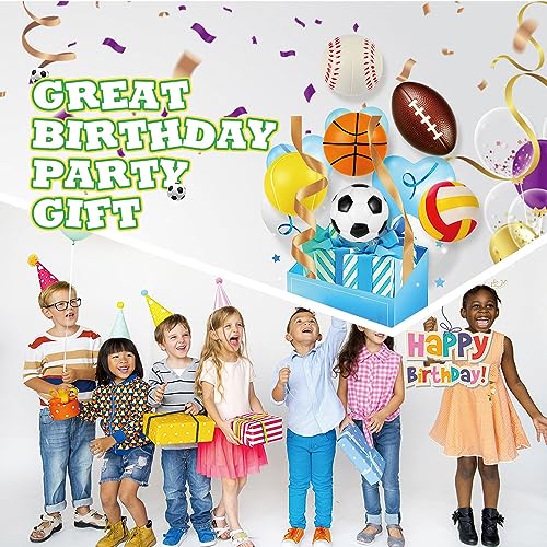 Ainiv 12 Stück Schaumstoffbälle, Stress Bälle, Mini Sportbälle, Antistressball für Schaum, Stressabbau-Ballspielzeug, Geburtstagsparty-Geschenke, Kinder und Erwachsene für Party-Verschiedene Ballstile