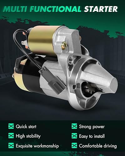 Miniatura 2 de SCITOO Arrancadores Nuevo Ajuste para Nissan Frontier Pickup Xterra 2002 2003 2004 3.3L 17859