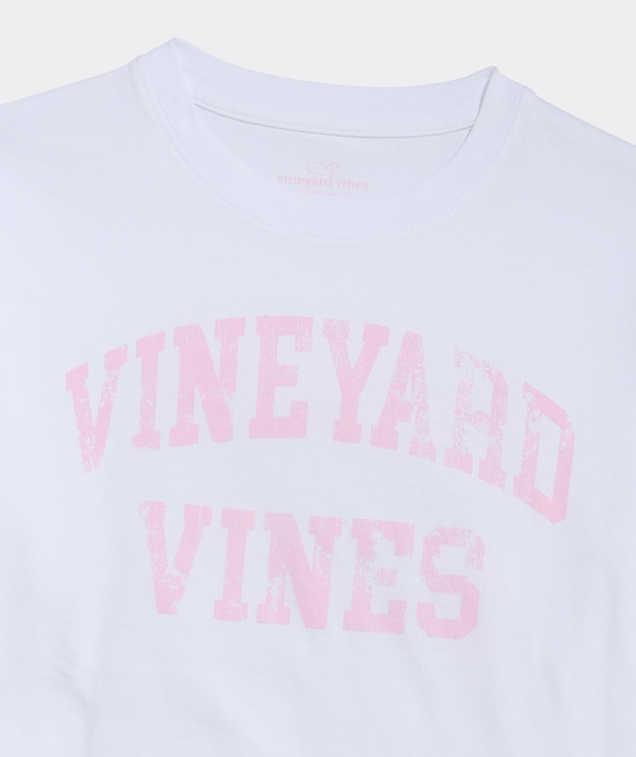 Vineyard Vines Girls' Vineyard Vines Varsity Text Long-Sleeve Boxy Tee