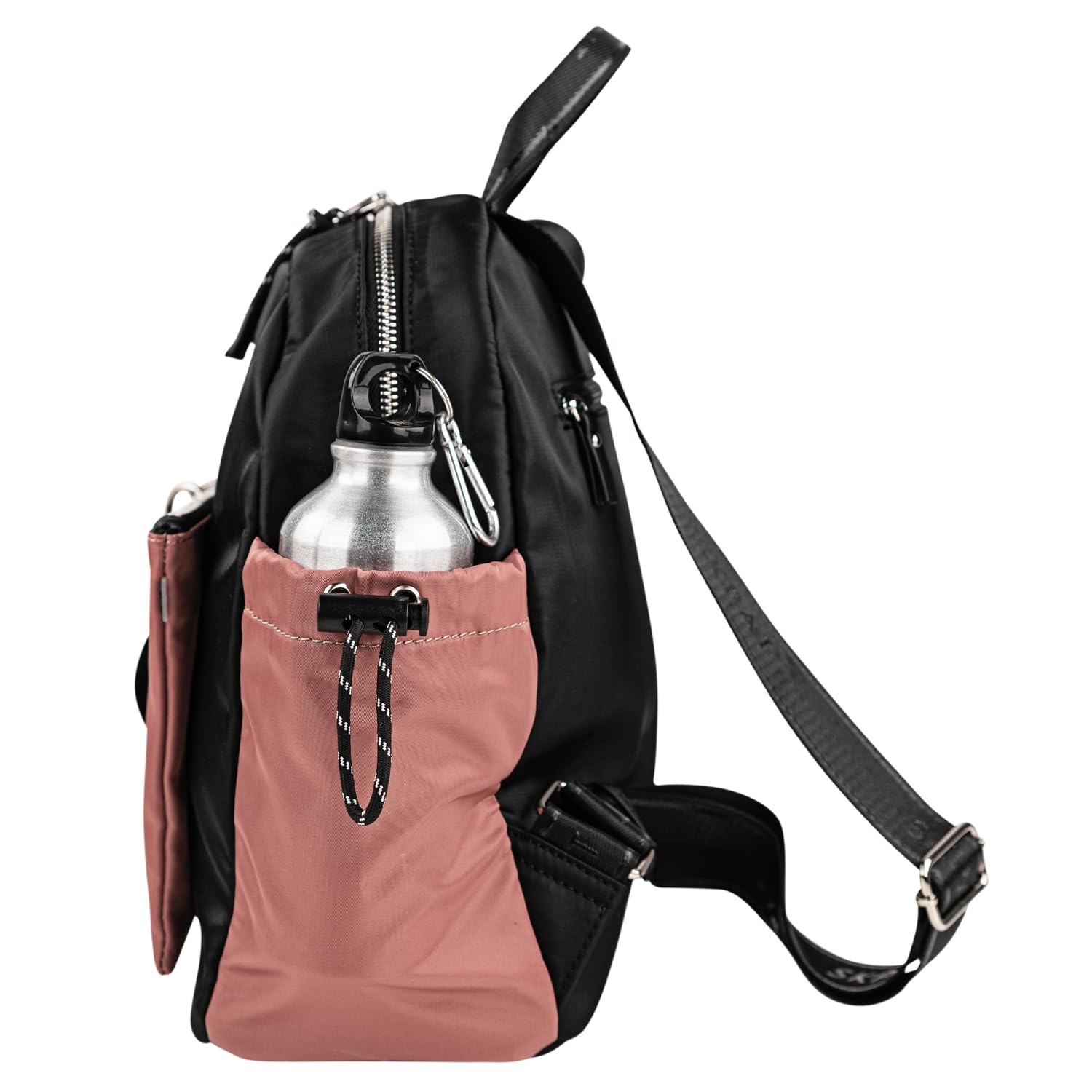 SKPAT - Bolso Mochila Mujer Elegante Tipo Casual Moderna Para Vestir Mochilas Mujer Estilo Urbano Mochila Negra Mujer Pequeña Ideal Para Uso Diario