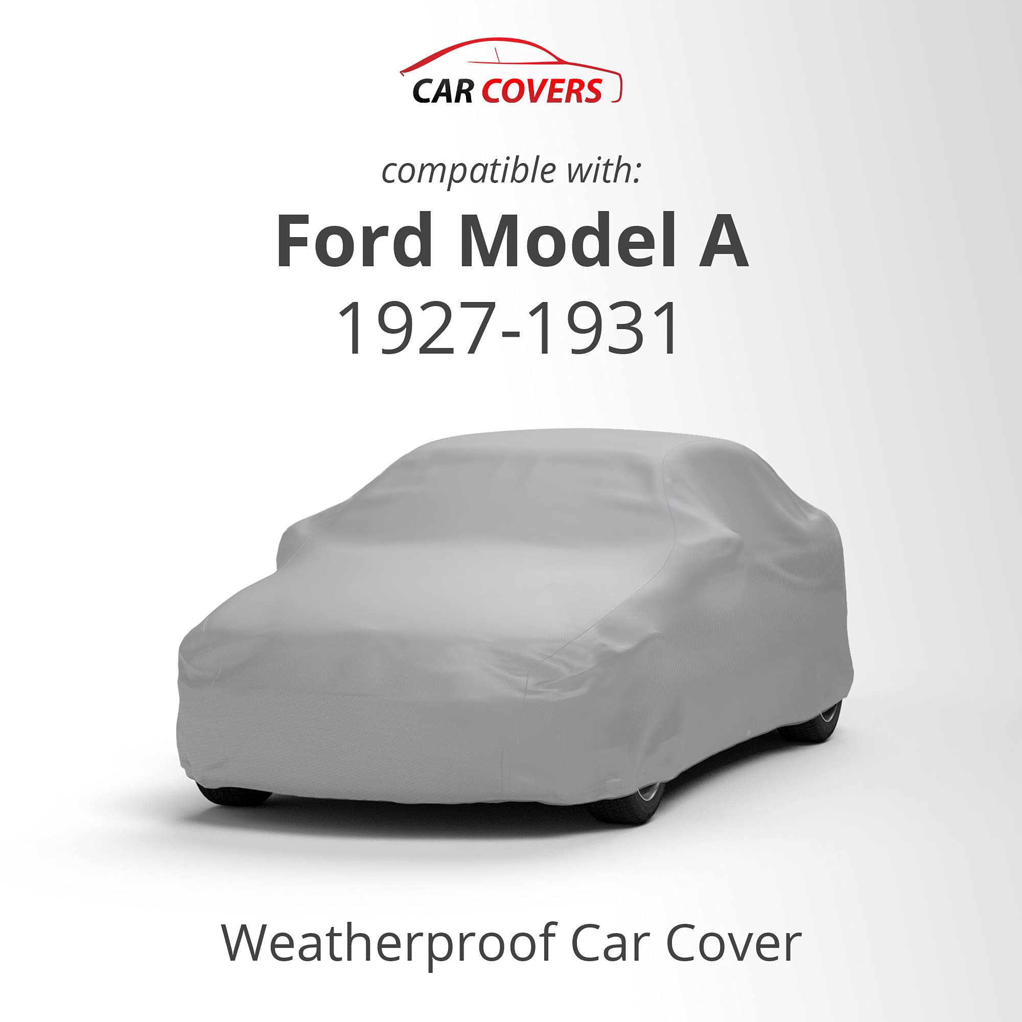 Car Covers Weatherproof Max Car Cover Warranty Compatible with Ford 1927-1931 Model A Outdoor Cover Theft Cable Lock — view 2