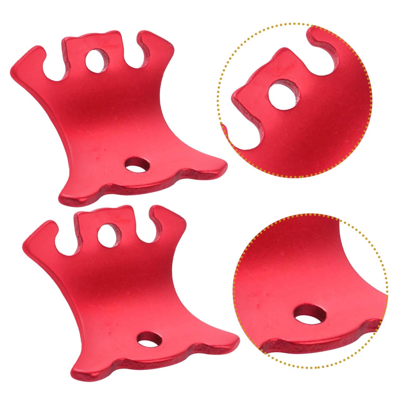 6kawałki Kreatywne Złączki Do Lin Praktyczne Zatrzaski Do Liny Wodoodporne Złączki Namiotu Regulowane Zapięcia Liny