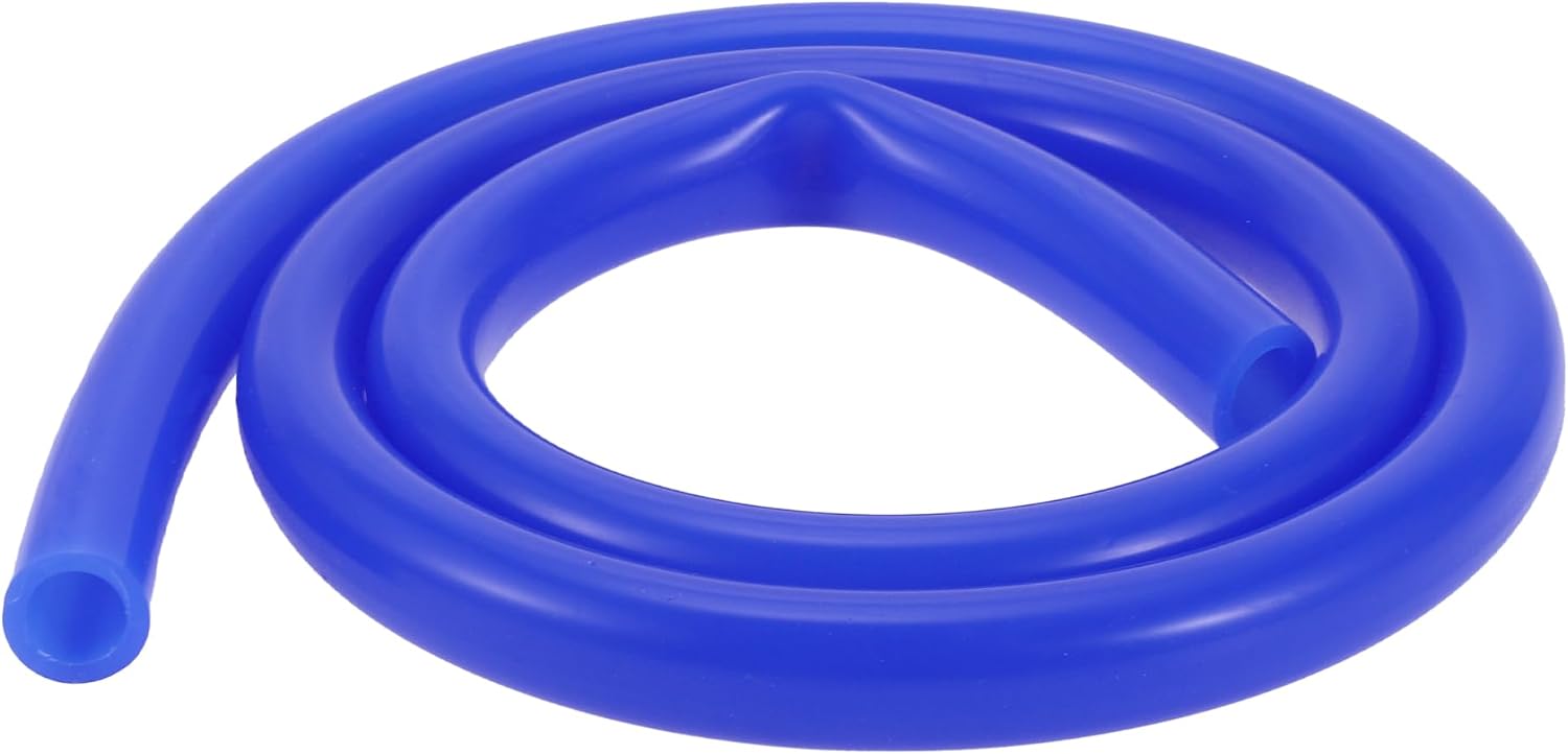 Silicone Vacuum Tubing Hose 130PSI Max Pressure High Temperature Automotive Vacuum Line Blue 1 Pcs 3.3Ft 5/8" 16mm ID 3mm Thickness