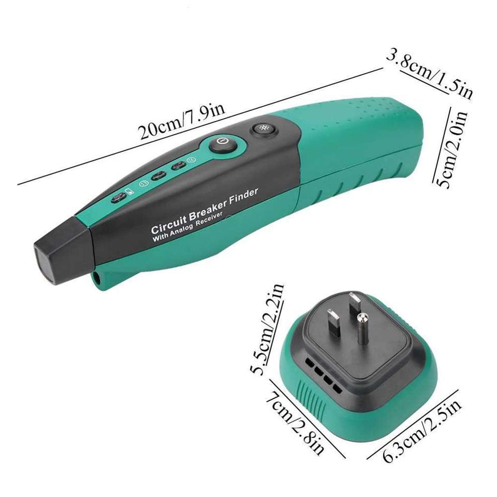 Probador De Circuito Portátil, Buscador Automático De Disyuntores Con Linterna Y Alarma De Zumbador, Identifica Rápidamente Las Condiciones Del Enchufe Del Circuito, Dispositivo De Prueba Del Enchufe