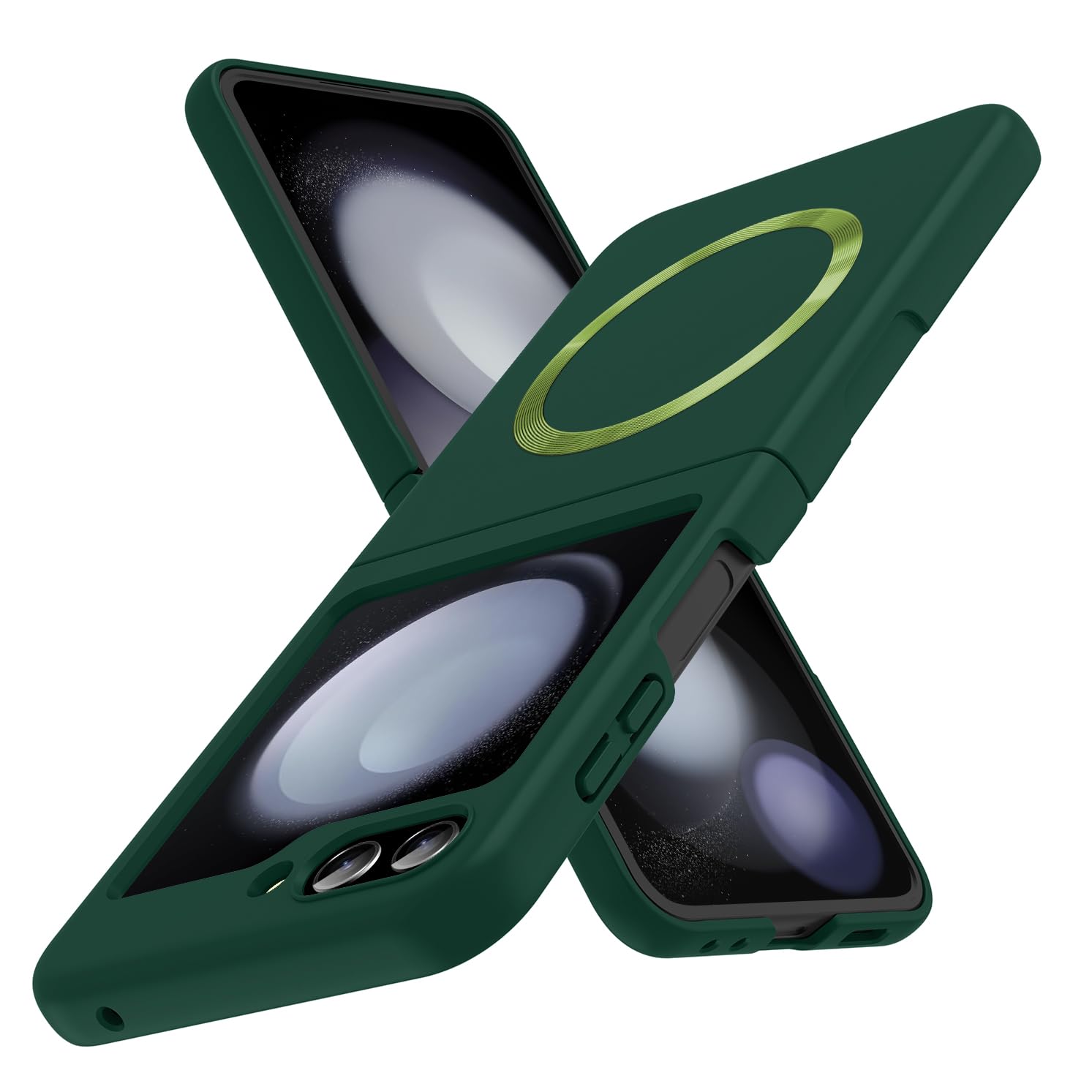 Samsung Galaxy Z Flip5 青緑色本体 + ケース